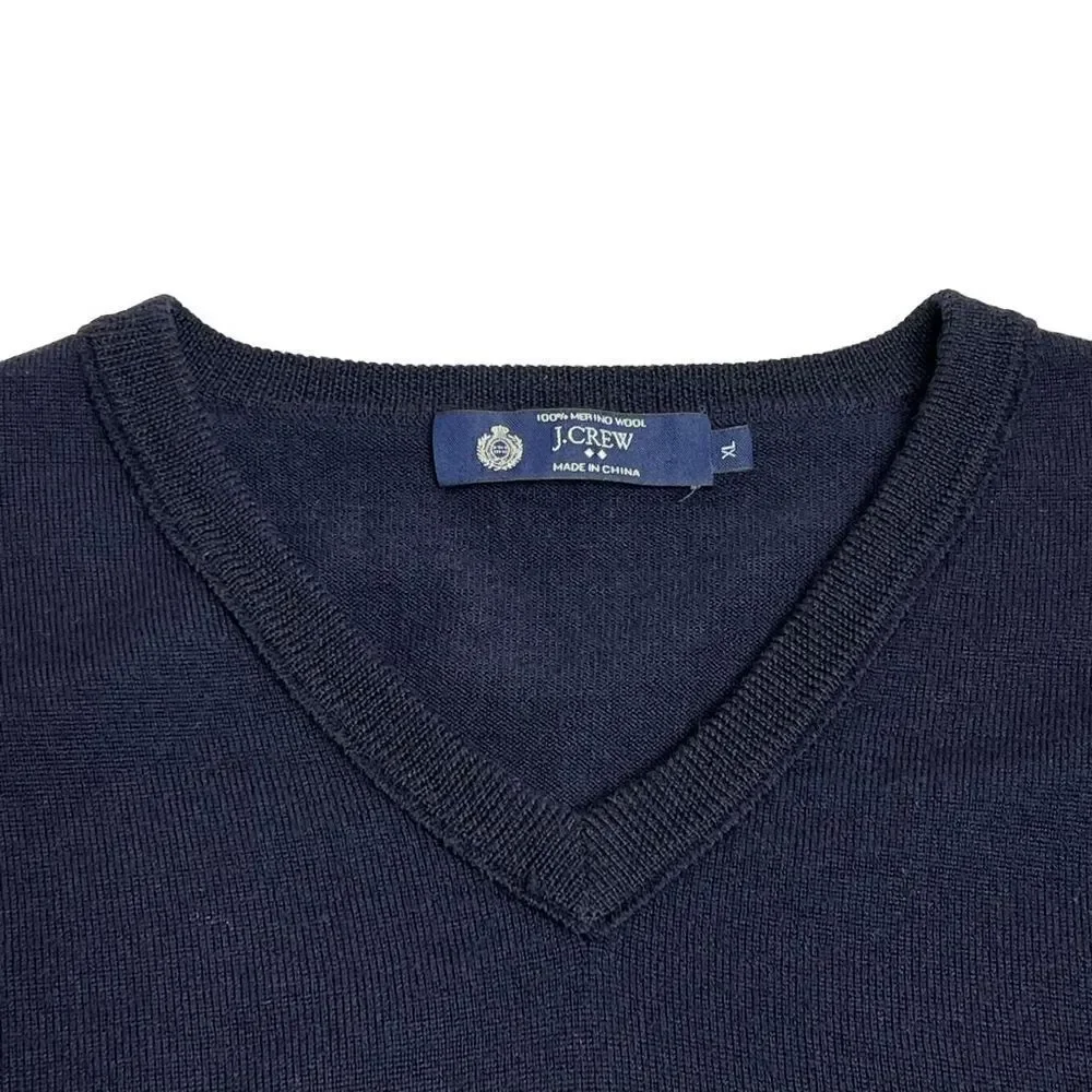 J. Crew Factory 100% merino wool V-neck sweater size XL